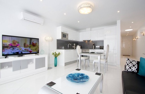 Puerto del Carmen Apartment | Luxury one bedroom apartment, private terrace, ocean views, full UK TV, WiFi