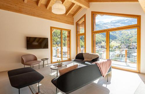 Saas-Fee Apartment | Luxury Penthouse Sonnenhof