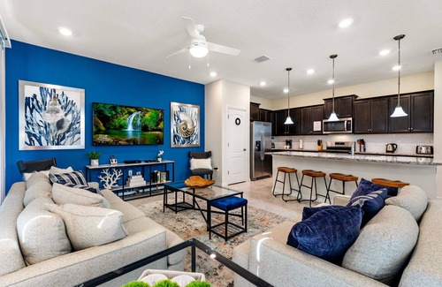 Loughman House | Luxury pool home at Solterra. Resort Pools, Waterslides, Clubhouse, Lazy River