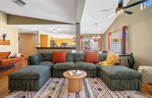Northeast Heights House | Luxury Poolside Retreat in ABQ Near Trails, Breweries, Sandia Mountain