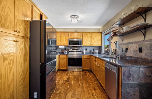 Northeast Heights House | Luxury Poolside Retreat in ABQ Near Trails, Breweries, Sandia Mountain