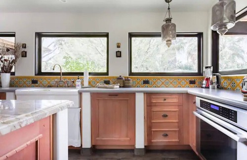Palm Springs House | Luxury Rustic Desert Hacienda - Privacy, Views, Salt-water Pool & Spa