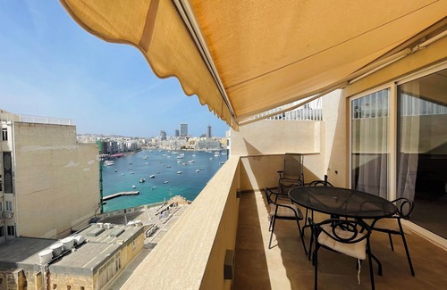Sliema Condo | Luxury Seaside Duplex Penthouse in Sliema