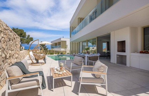 Cove Makarac (Milna) Villa | Luxury Seaside Villa Sutivan Lemon Tree M-Pool,Seaview