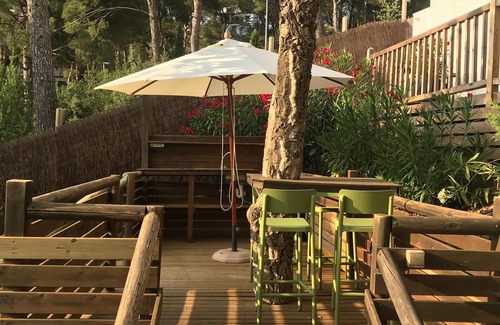 Begur Apartment | Luxury, self contained, airconditioned studio with private terrace & use of pool