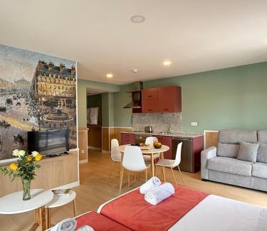 O Milladoiro Apartment | Luxury Singular Pensión Estudios Blue