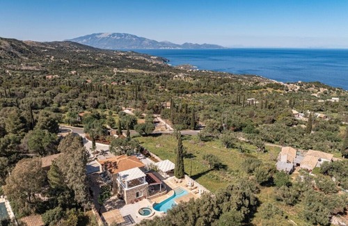 Skinaria Villa | Luxury Three-Bedroom Villa | Private Pool | Amazing Sea & Island Views