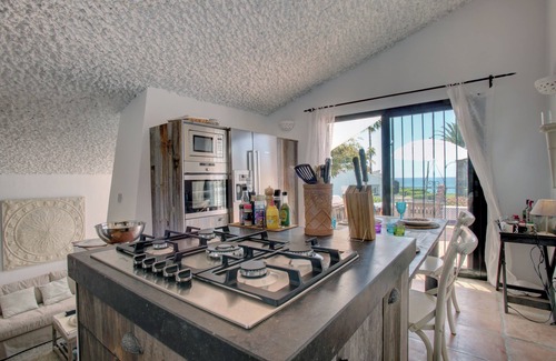 New Golden Mile House | Luxury Townhouse, Beachfront, Stunning Sea View, Large Pool. 3 Bedrms, Sleeps 7
