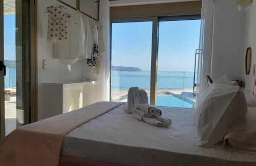 Kalyves Villa | Luxury Villa Dioskouroi Heated eco pool & jacuzzi