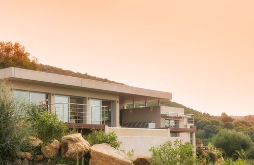 Belvedere-Campomoro Villa | Luxury villa with air-conditioning and infinity pool-breathtaking sea view