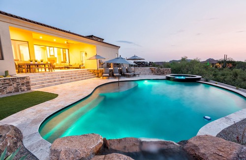 Crown View Estates Final House | Luxury Villa Near Four Seasons Resort and Troon North Golf Course