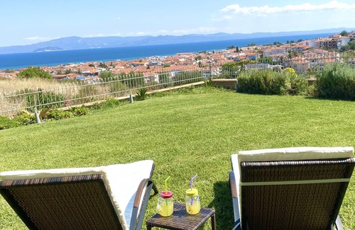 Pefkochori Villa | Luxury Villa Pefkochori with fantastic sea view