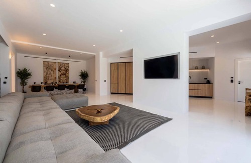 Ftelia Villa | Luxury villa with 5 bedrooms, private pool and sea views