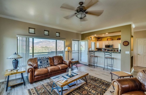 Rancho Vistoso Condo | Luxury Vistoso Resorts Casita w/VIEWS -Pool, hot tub, wifi, W/D