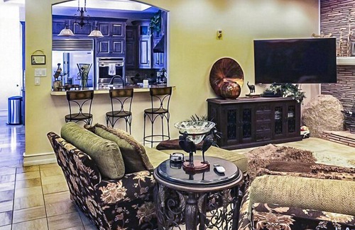 Horseshoe Bay House | Luxury waterfront home, private small beach on open water, pool,