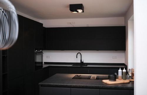 Stadtmitte Apartment | Luxus Residenz 4Min VW Stadtnah-1 Kingsize Bett & Garten