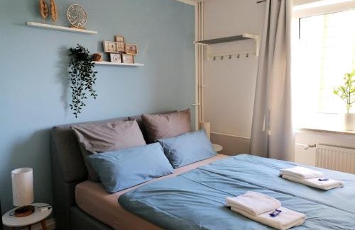 Western Ring Area Apartment | M-OASE Blue Design I Citynah I Küche I Netflix