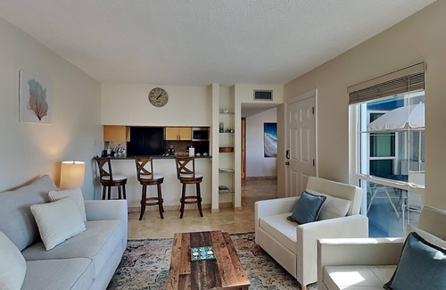 Madeira Beach Condo | Madeira Beach Yacht Club 247F | Balcony, Dock, Pool + Hot Tub Access