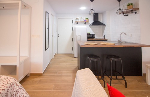 Torrox Costa Apartment | Madrid 810. First line of the beach with sea views
