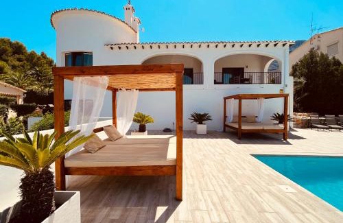 Denia Villa | Magic Dream Seaview Villa Denia with 2 Pools, BBQ, Airco, Wifi