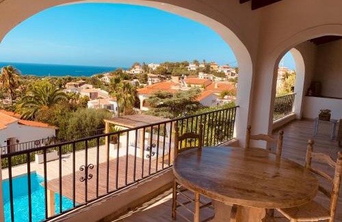 Denia Villa | Magic Dream Seaview Villa Denia with 2 Pools, BBQ, Airco, Wifi
