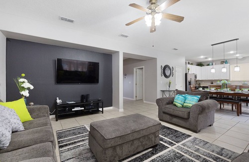 Legacy Park Villa | Magical Family Villa: 8-Bdrm, 5 Themed, Pool, Spa, Game Room, Arcade, Movie