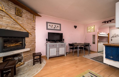 Allos Apartment | Magnificent 4-pers studio with fireplace