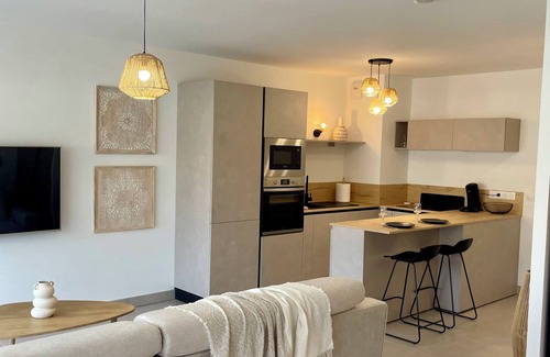 Villeneuve-Loubet Apartment | Magnificent apartment with rooftop pool