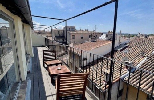 Couronne Urbaine Apartment | Magnificent apartment with terrace and rooftop view