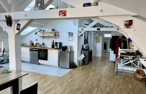 Quartier de la Folie-Mericourt Apartment | magnificent loft located in the trendy 11th district.