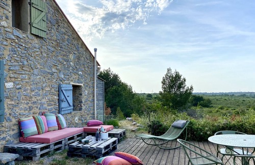 Port-la-Nouvelle House | Magnificent stone sheepfold in the garrigue - all comforts - La Palme (11)