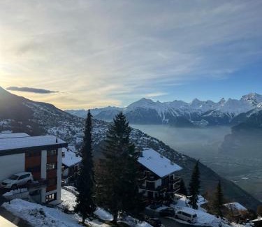 Veysonnaz Apartment | Magnifique appartement avec une Superbe Vue panoramique