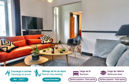 Saint-Guenole House | Magnifique maison pour 9 - Saint Guénolé