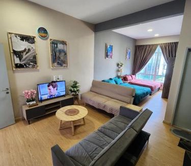 Kuantan Apartment | Mahkota Valley Suite Fajar #TV Box With Netflix