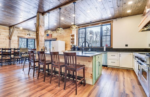 Bryant Pond House | Maine Home w/Hot Tub & Snowmobile Trail Access!