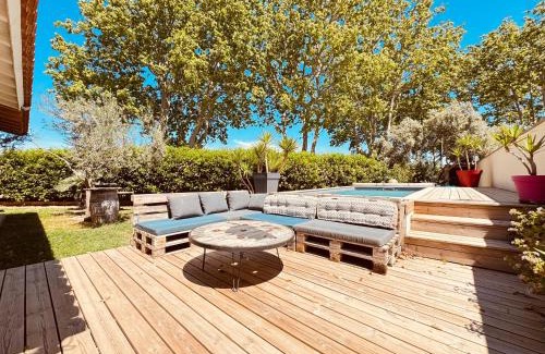 Ventenac-en-Minervois Apartment | Maison avec piscine-climatisation-jardin