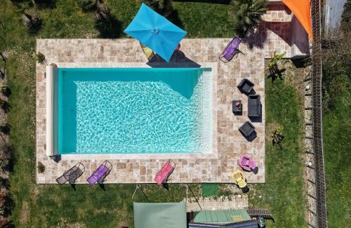 Le Menoux House | Maison avec piscine chauffée, bain nordique et grand jardin près d'Argenton-sur-Creuse - FR-1-591-63