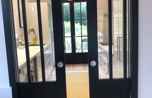 Saint-Julien-en-Born Villa | Maison Climatisée Neuve en Bois Avec Piscine 8 km Contis Plage