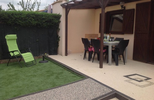 Portiragnes-Plage House | Maison climat. with shady garden in residence - Price includes pool access