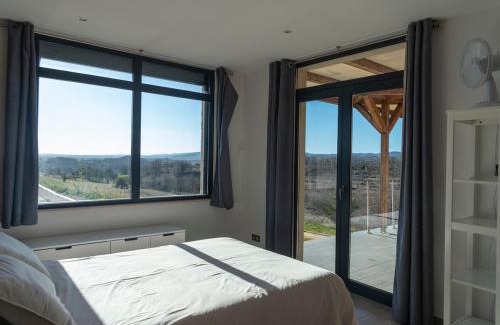 Brujas Villa | Maison contemporaine piscine avec vue panoramique