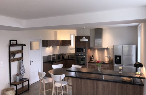 Port-en-Bessin-Huppain House | Maison du Phare (in use): charm, authenticity and exceptional view