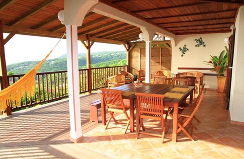 Deshaies House | Maison de 3 chambres a Deshaies a 500 m de la plage avec vue sur la mer jardin clos et wifi