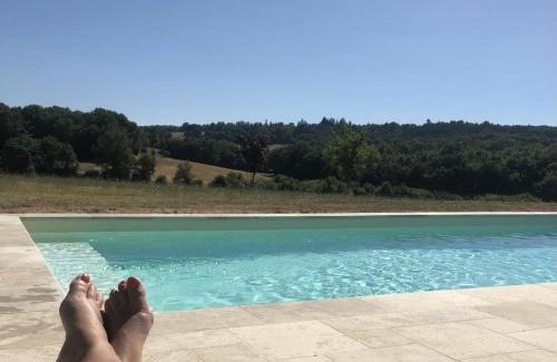 Magnac-Lavalette-Villars House | Maison de campagne avec piscine, tennis privé et WIFI - FR-1-653-10