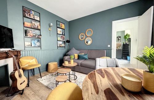 Groslay Apartment | Maison de ville - Paris en 15 mn ! - 4 pers- 1 bébé - Vintage & Music !