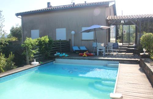 Saint-Martin-de-l'Arcon House | Maison du Caroux, with a pool with an amazing view
