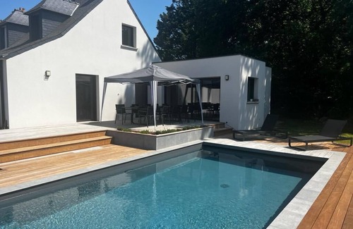 Arradon House | Maison Familiale Avec Piscine 5mn de la mer