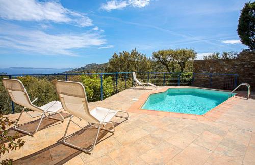 Cap Benat Villa | Maison Gaou Bénat Piscine Vue mer