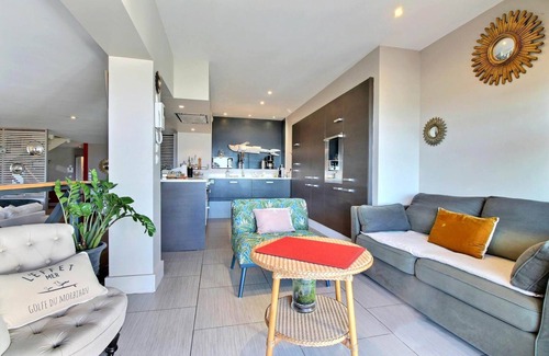 Morbihan Apartment | Maison "les pieds dans le sable" Vue mer