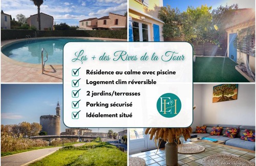 Aigues-Mortes Villa | Maison Les Rives de la Tour Aigues-Mortes - Proche des remparts - Idéalement situé