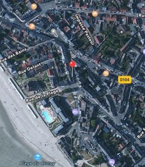 Le Crotoy House | Maison Plage à 50m, Centre Ville avec sa cabine de plage